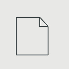 File vector icon illustration sign