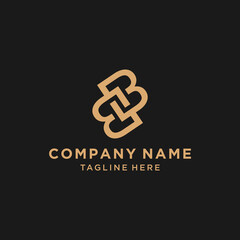 Letter BB  logo design