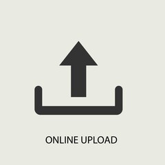 Online upload icon