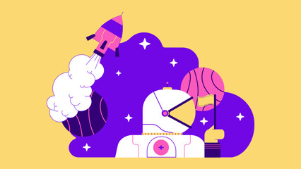 Astronauta/Universo © Ystefeson