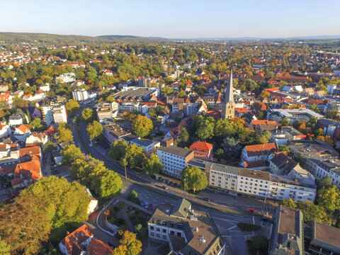 Luftaufnahme Hansestadt Stadt Herford in Nordrhein-Westfalen