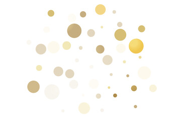 Gold glitter confetti, great design for any purpose. Party decor.