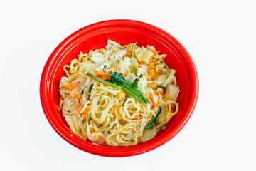 レンジで作ったタンメン