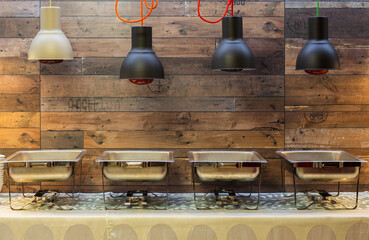 Interior of a restaurant