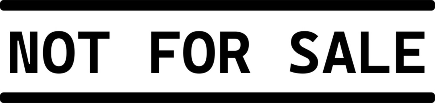 Not for sale, except for you... Not for rent, especially for you.