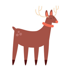 merry christmas reindeer animal