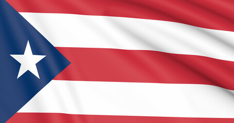 Flag Of Puerto Rico