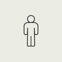Man standing icon