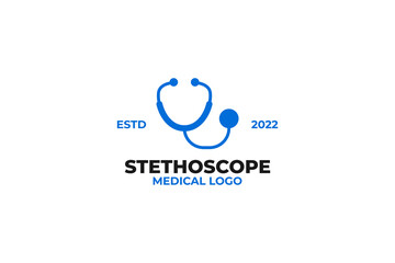 Stethoscope icon design. health and medicine logo template illustration