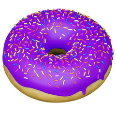 Donut with sprinkles
