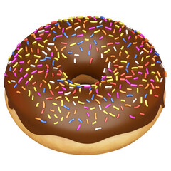 Donut with sprinkles