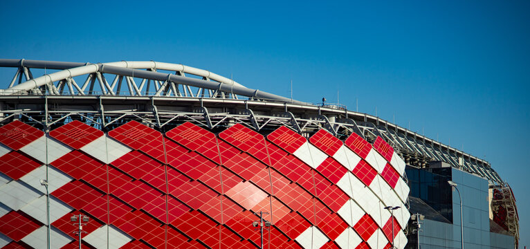 April 9, 2018, Moscow, Russia. The stadium of the Spartak football