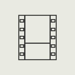 Obraz premium Film strip icon