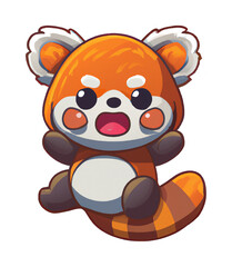 Red Panda Anime Cartoon