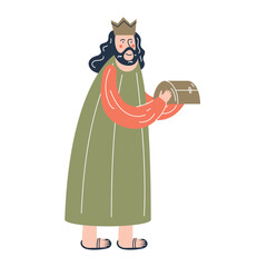 melchor wise men manger character