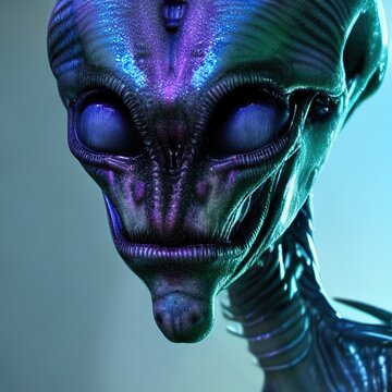alien face | Ai Generated