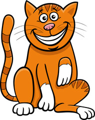 cartoon cat or kitten comic animal character