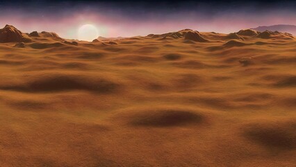 Obraz na płótnie Canvas landscpae on extraterrestrial planet | Ai Generated