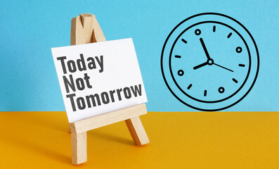 Today Not Tomorrow TNT is shown using the text