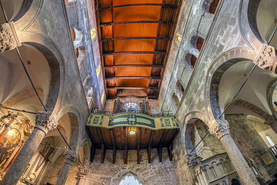 Interior of the Cathedral of St. Mark, Korcula, Croatia
