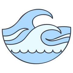 Naklejka premium sea icon