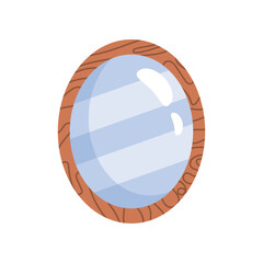 mirror oval form home