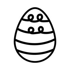 White and black Easter eggs. Vector illustration.