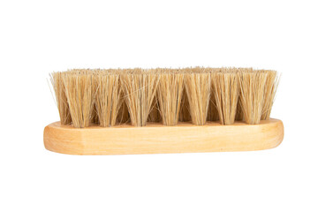 Brush for shoes boots waxing cleaning isolated on the white background