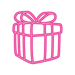 gift present neon party