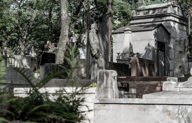 Fototapeta na wymiar Consolação Cemetery, Sao Paulo, Brazil