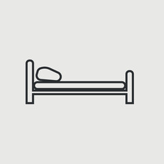 Motel Hostel vector icon illustration sign