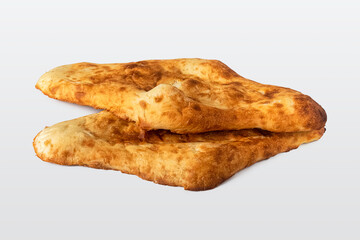 Two traditional Georgian shoti bread on a light background