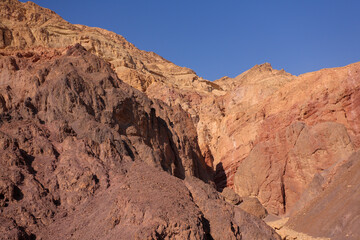 A bible landscape - desert Sinai. Winter