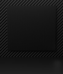 
Abstract 3D room with realistic color pedestal backdrop or wallpaper Stage for showcase. Minimal scene for product display. 
3d rendering illustration