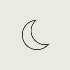 Obraz premium Moon icon