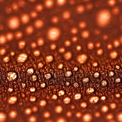 The surface is bumpy and uneven, with a deep red hue. It's rough to the touch, and feels cool to the hand. There are no sharp edges, but there are plenty of small crevices.