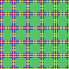 Decorative tartan plaid tiles pattern illustration