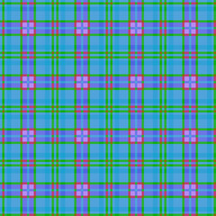 Decorative tartan plaid tiles pattern illustration