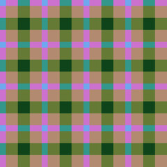 Decorative tartan plaid tiles pattern illustration
