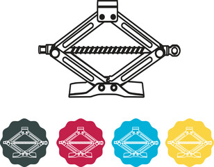 Car Tyre Jack - Icon