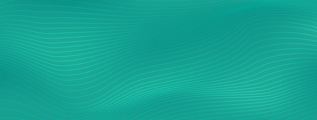 Abstract background made of wavy lines in light blue colors