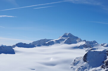 ski resort in the mountains