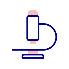 Microscope icon. an instrument for viewing small microbes.