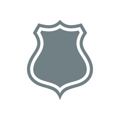Shield Secure Protection Icon Vector Template
