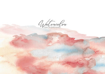 Fototapeta premium watercolor of mixed colors background