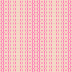 Vector halftone pattern. Abstract seamless background with diamonds, rhombuses, halftone grid, mesh, net. Neon pink and beige color. Retro vintage sport style texture. Repeat decorative digital design