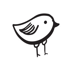 Birds hand drawn illustration for your design