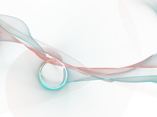 Fototapeta premium Transparent abstract background, png.