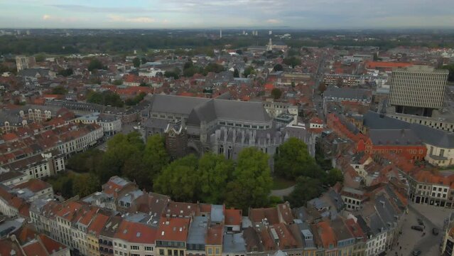 Lille Cathedral (the Basilica of Notre Dame de la Treille) in France