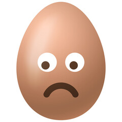 Happy Easter, easter eggs with cute smiling emoji face illustration